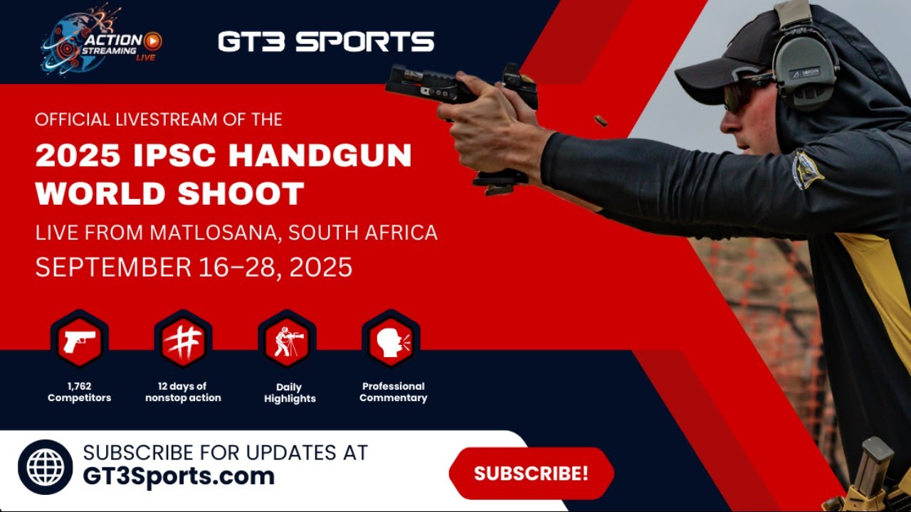 2025 IPSC Handgun World Shoot LIVE - By Action Streaming Live