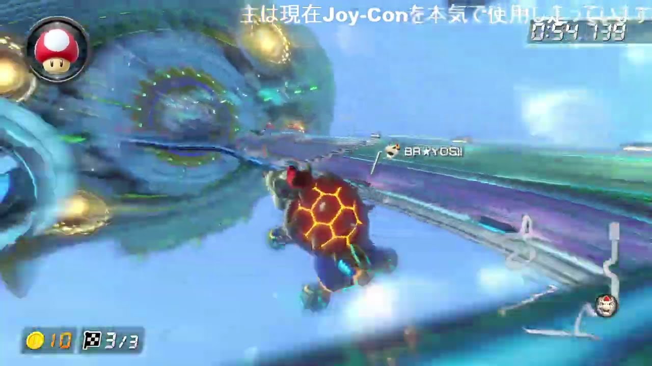【8:21:58 ガチ音量注意！】同接日本１を記録した伝説の１２時間ぶっ通し変態200㏄ビッグブルーTA配信で有名人だらけにｗｗ【マリオカート８デラックス】
