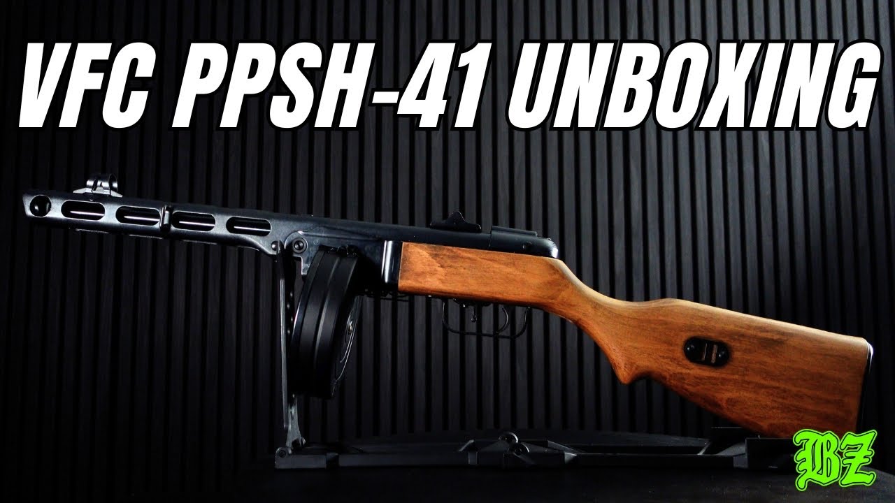Распаковка страйкбольного пистолета VFC PPSH-41 GBBR