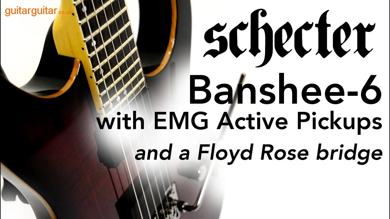 Schecter Banshee-6 with Floyd Rose Bridge