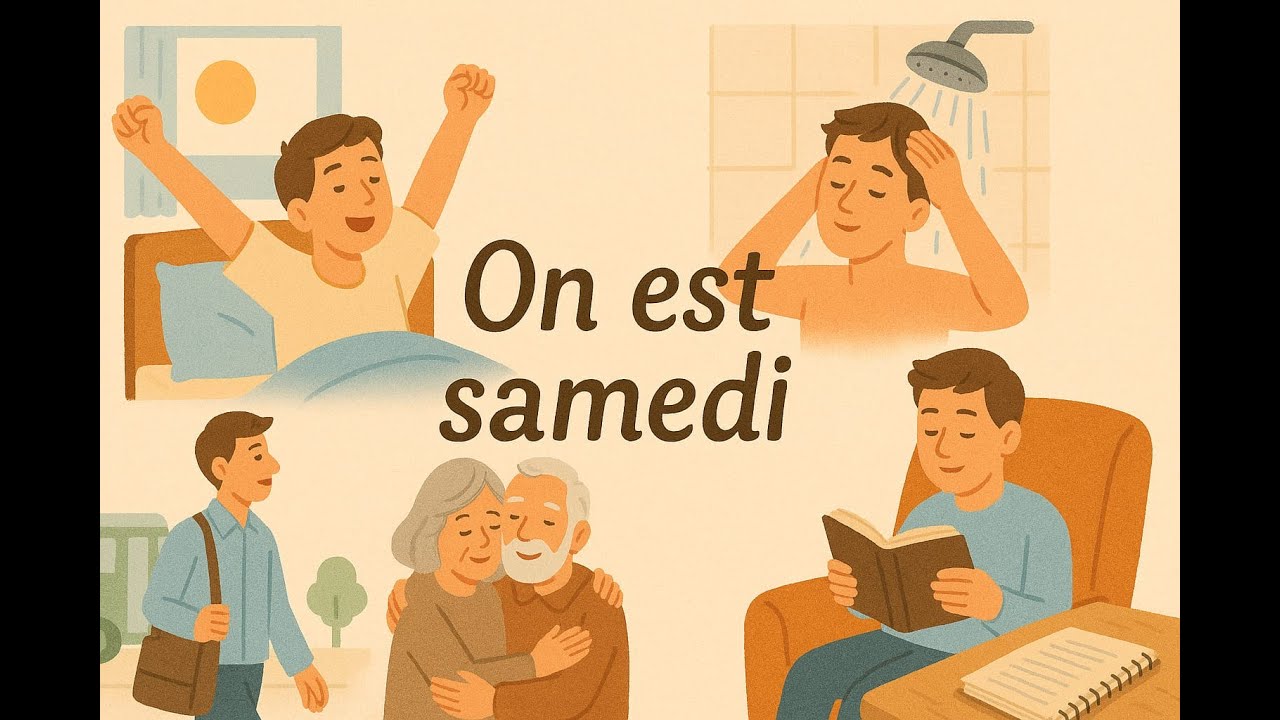 🎥 Vidéo explicative –“On est samedi” |Français Authentique 🇫🇷 | Comprendre le français naturellement
