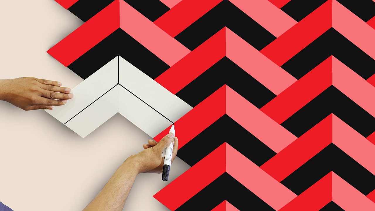 how to make 3D wall design | 3D wall texture new design | 3D wall painting 2023