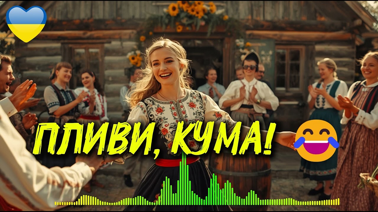 ПЛИВИ, КУМА! 😂| Весела українська пісня про кума і куму | Гумор | Весела застільна пісня