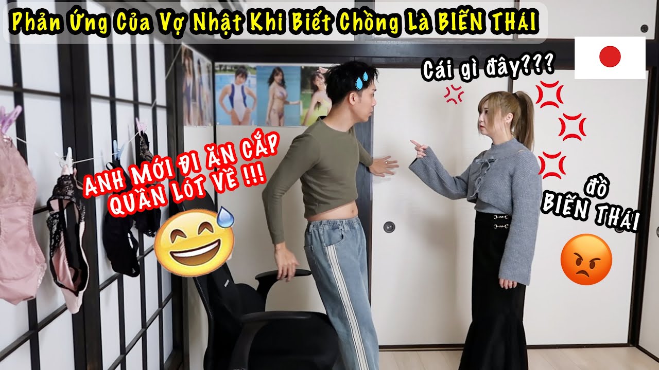 Troll Vợ Nhật | Giả Vờ L&agrave;m Biến Th&aacute;i Sang Nh&agrave; H&agrave;ng X&oacute;m Ăn Trộm 