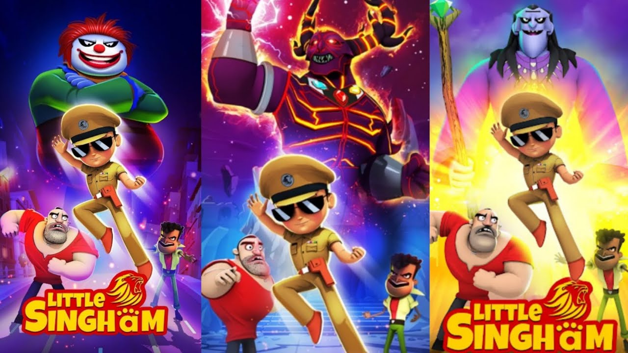 🤩 Little Singham Mobile Game 2022 | Little Singham Cycle Race, Little Singham Super Skater Gameplay🤩