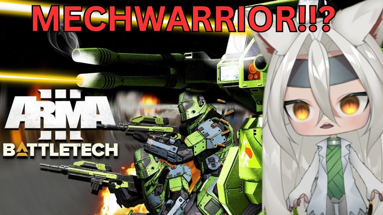 Vtubers React to Rubix Raptor | Suffering as Infantry in the Middle of a Mech Battle | Arma 3