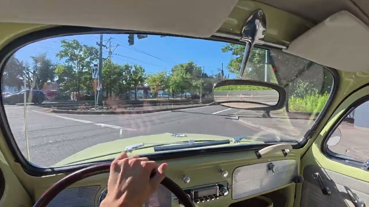 1961 Volkswagen Beetle POV Test Drive