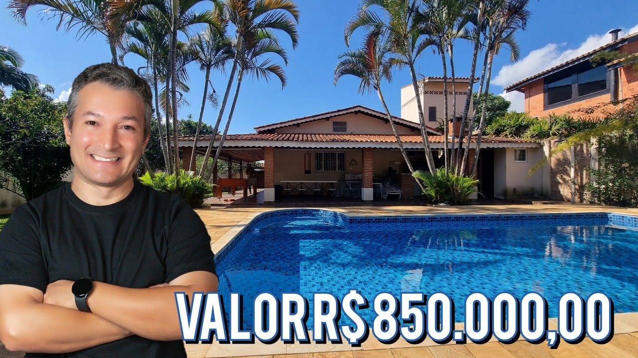 Chácara a venda em Atibaia, piscina, pomar, ótimo acesso, aceita financiamento, fundo para represa