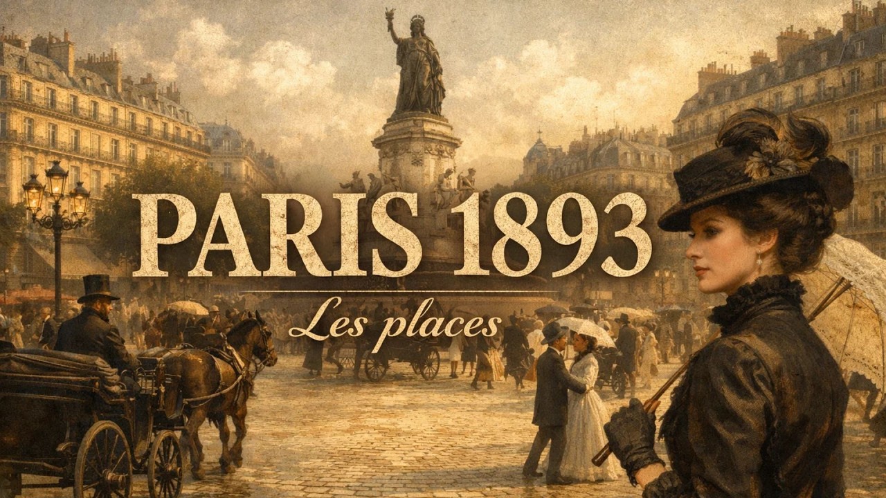 Ainsi étaient les places de Paris en 1893