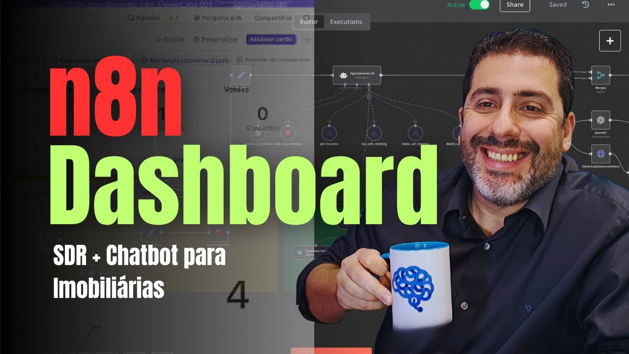 Agente de IA SDR para corretor de imóveis  com Dashboard no Clickup