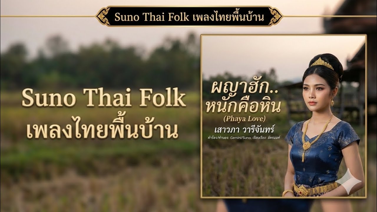 🎶[ผญาฮัก.. หนักคือหิน – ลำนำผู้ไทสอนใจรัก]🎶 - เสาวภา วารีจันทร์ | Thai Isan Folk 【Official】