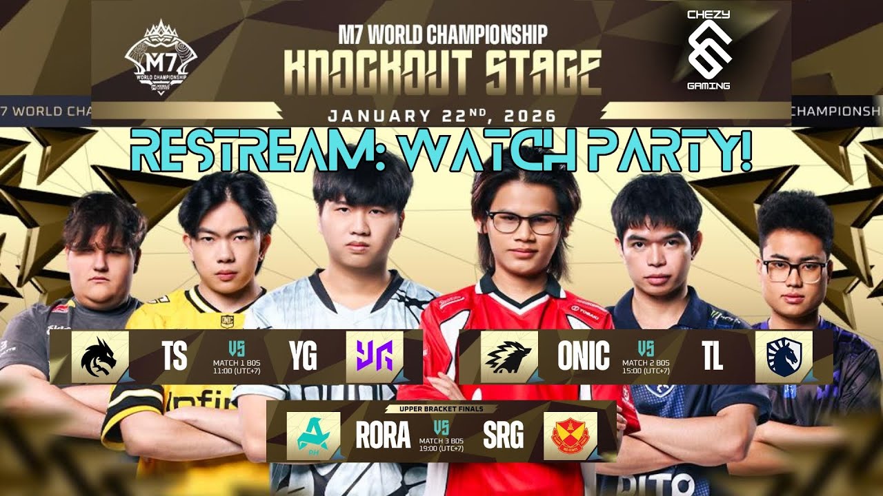 SURVIVE OR GO HOME! ⚔️ Knockout Stage Day 3 | M7 World Championship | Restream: Watch Party!