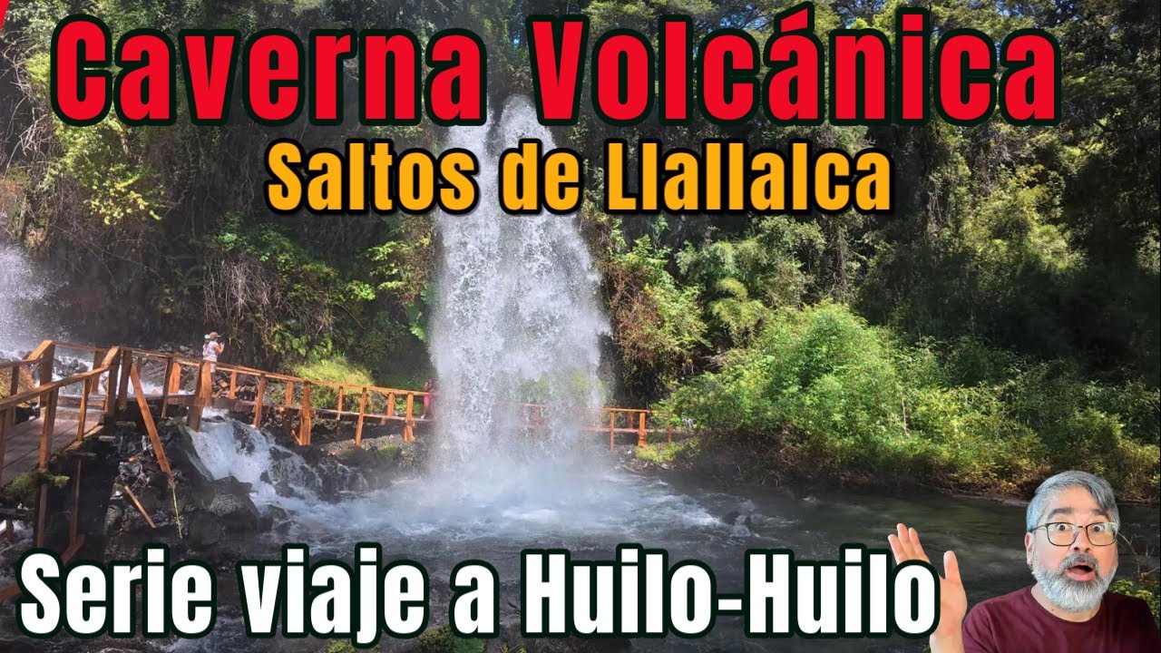 🇨🇱 Viaje a Huilo Huilo: Caverna Volc&aacute;nica 🌋y Salto Llallalca 💦#CavernaVolc&aacute;nica #huilohuilo