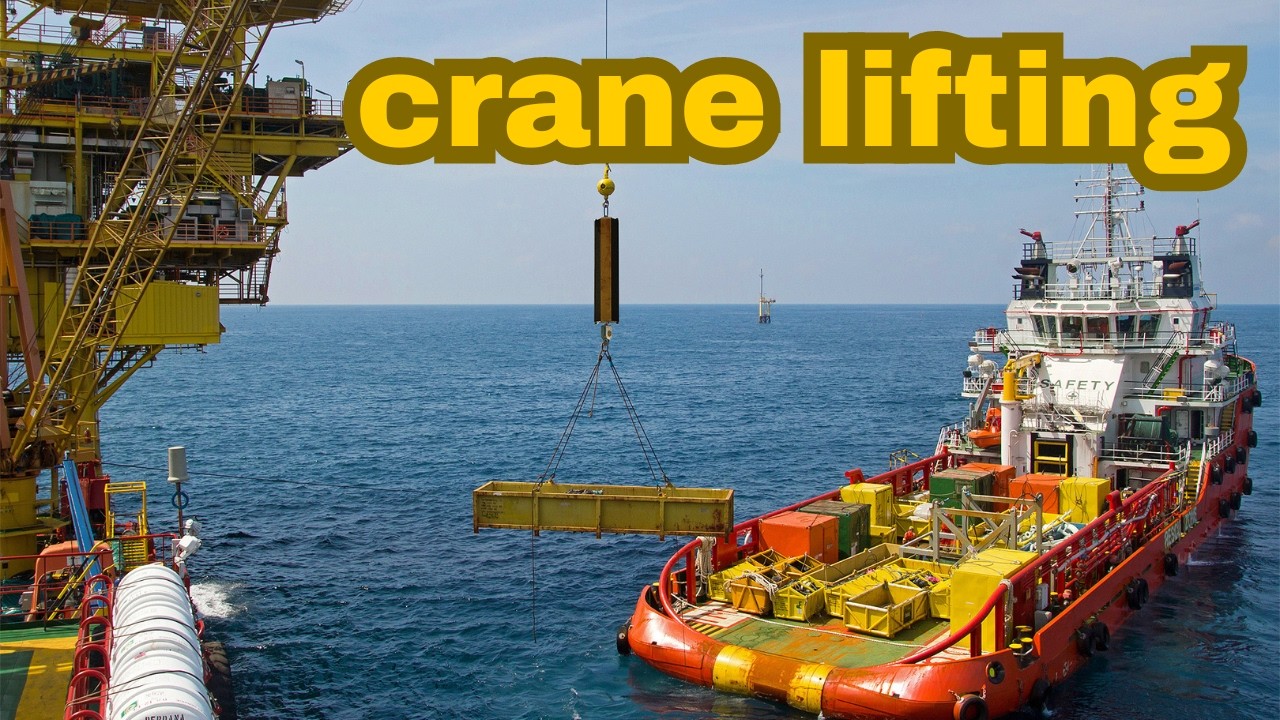 offshore crane lifting operation