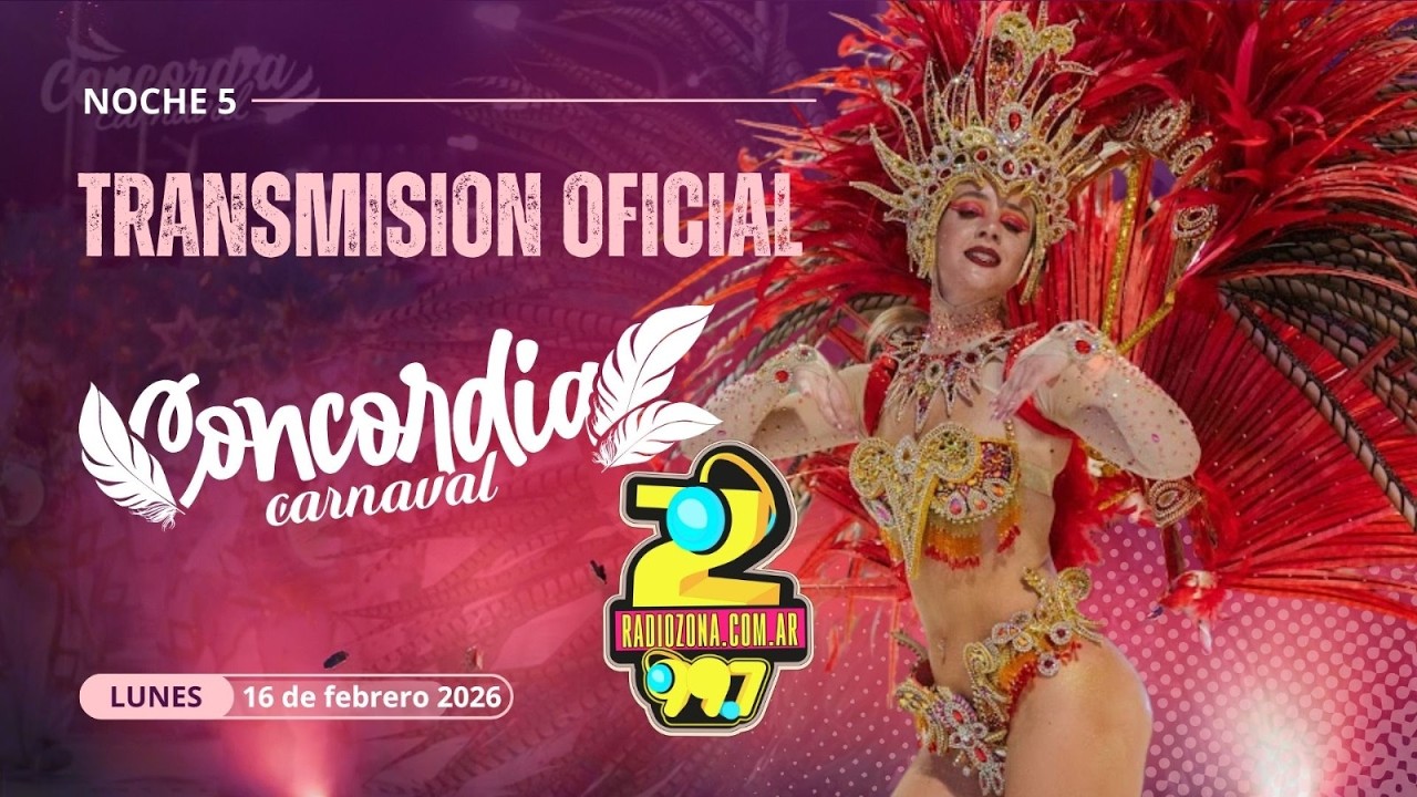 🔴 EN VIVO - CARNAVAL DE CONCORDIA - TRANSMISION OFICIAL - NOCHE 5