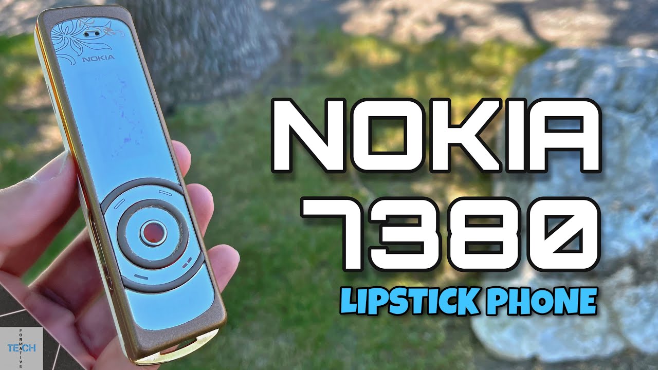 Nokia 7380 (2005) "Lipstick Phone" | Vintage Tech Showcase | Retro Review