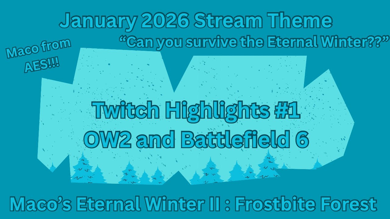 Twitch Stream Highlights #1 : OW2 and Battlefield 6 