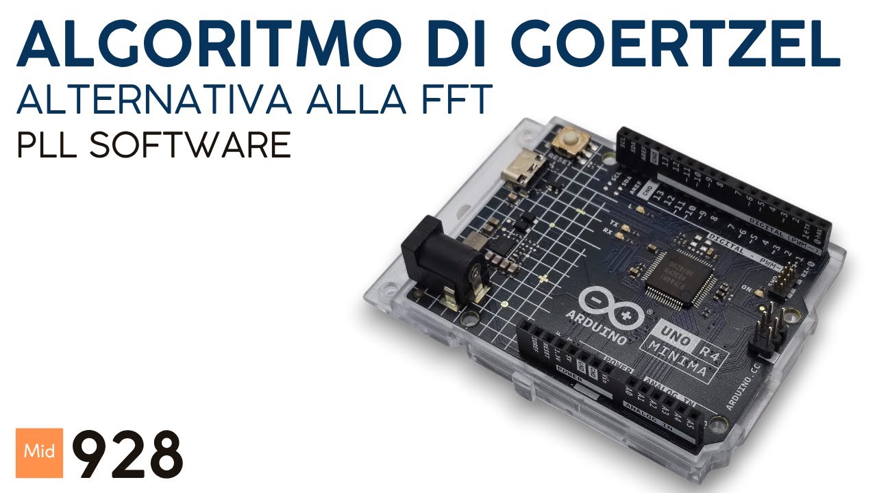 Conosci l'algoritmo di Goerzel? Alternativa alla FFT. Usiamolo con Arduino.