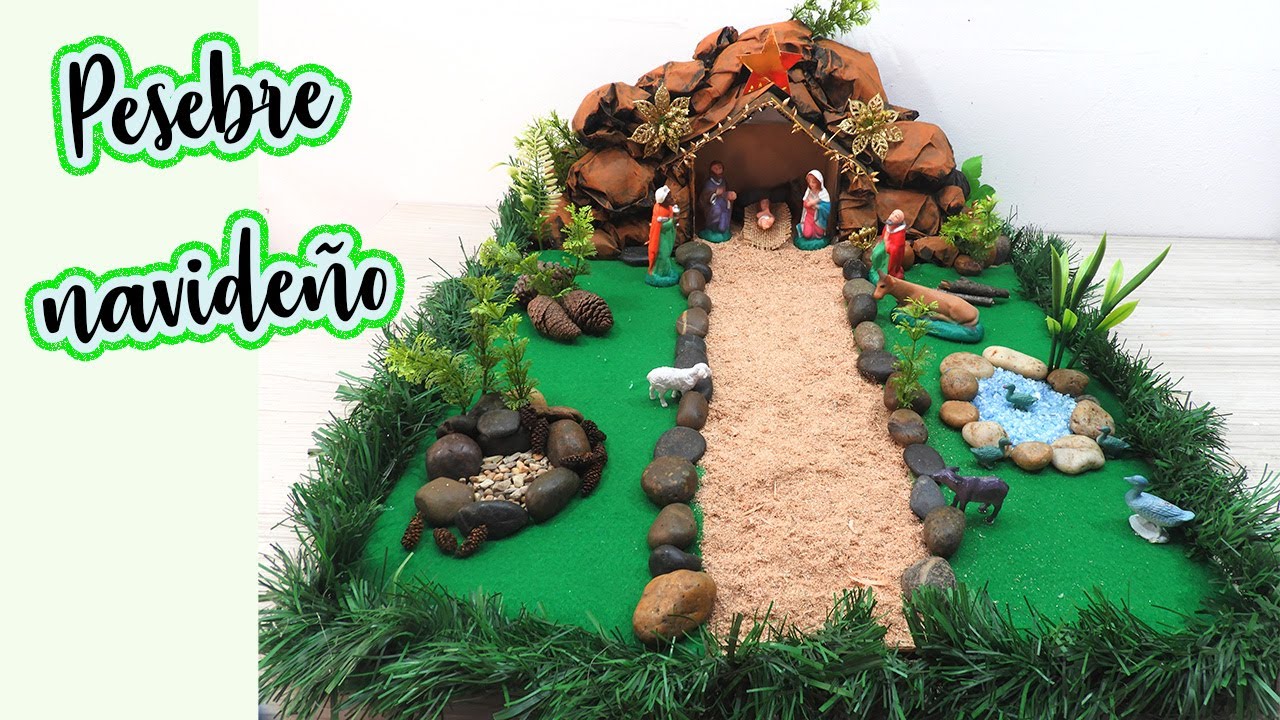 HERMOSO PESEBRE NAVIDEÑO / Nacimiento de Jesús