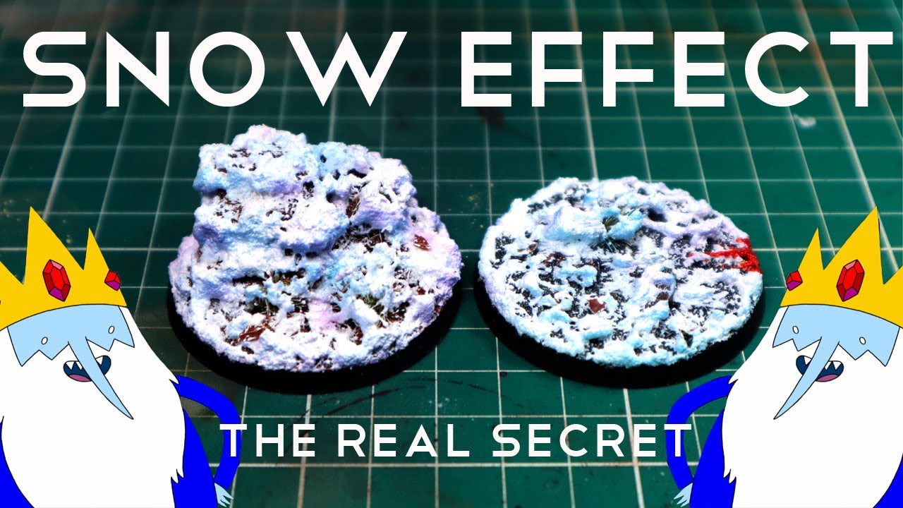 Cheap & easy super resistant SNOW for gaming bases
