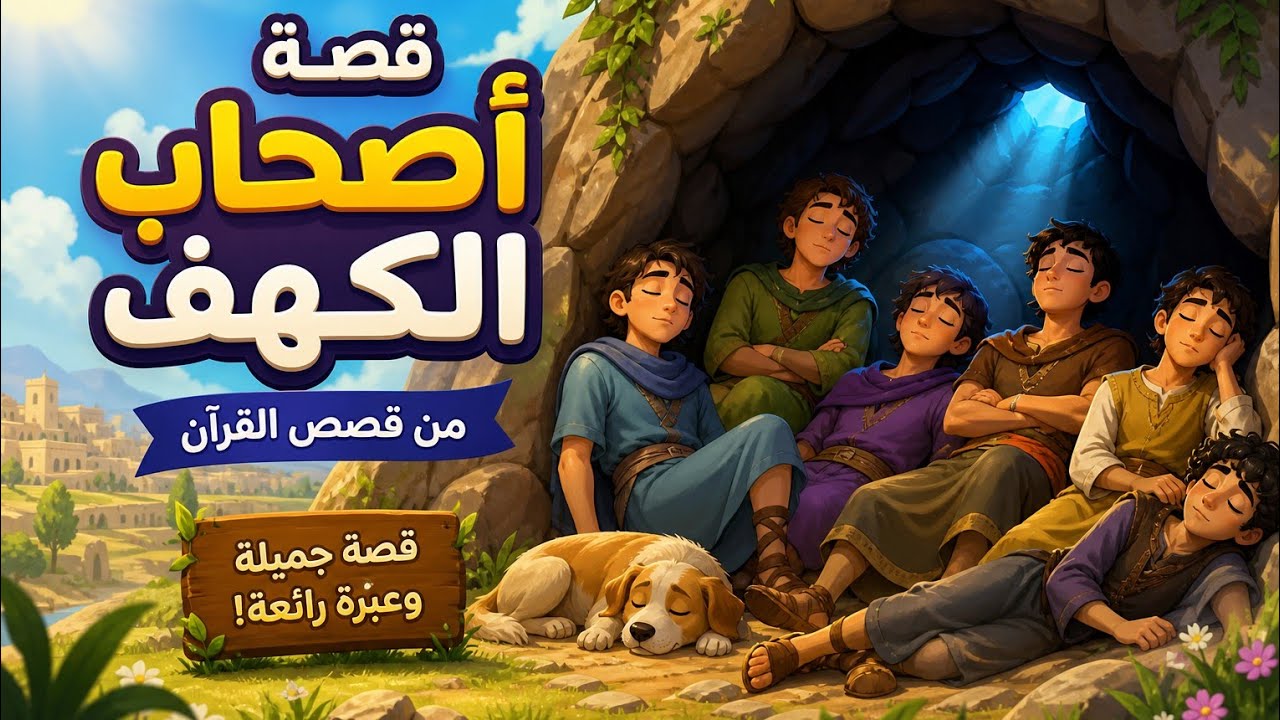  قصة أصحاب الكهف | قصص القرآن للاطفال | كرتون اطفال اسلامي | أحكيلي يا ماما قصص دينيه