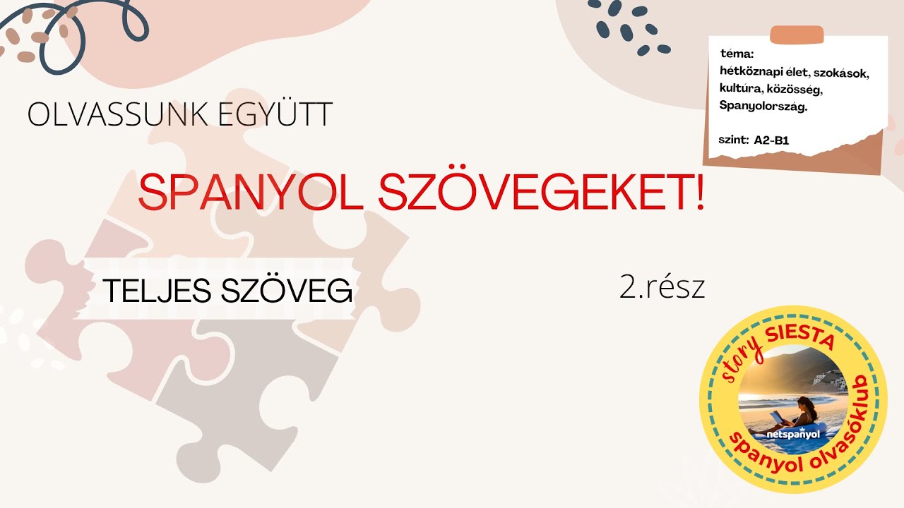 Story Siesta - 2. szöveg - A bárok társadalmi jelentősége Spanyolországban (teljes verzió)
