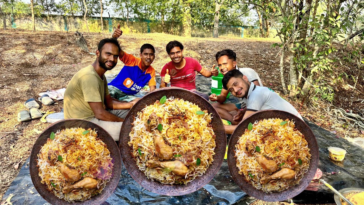 সুন্দরবন নদীর পারে করলাম বিরিয়ানি 😋দারুন মজা। 