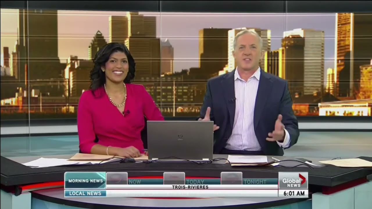 First four minutes of Global Montreal Morning News