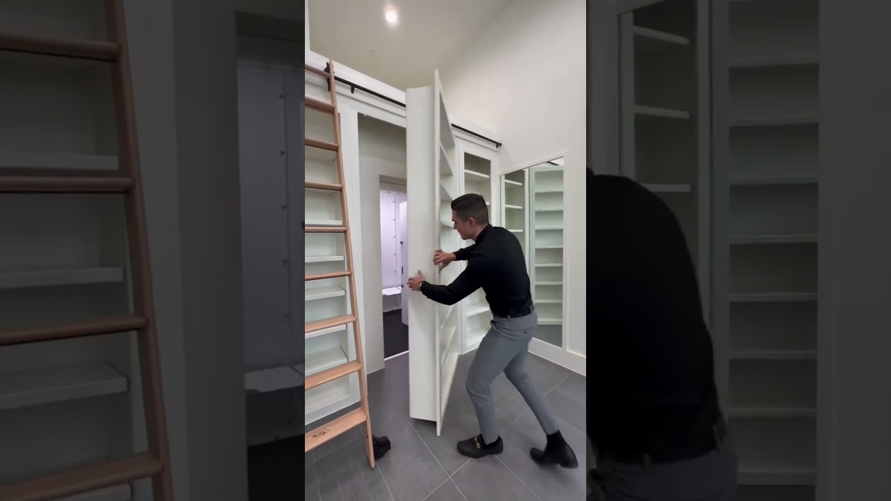 Secret Room In Master Closet&hellip; 🤫 #shorts