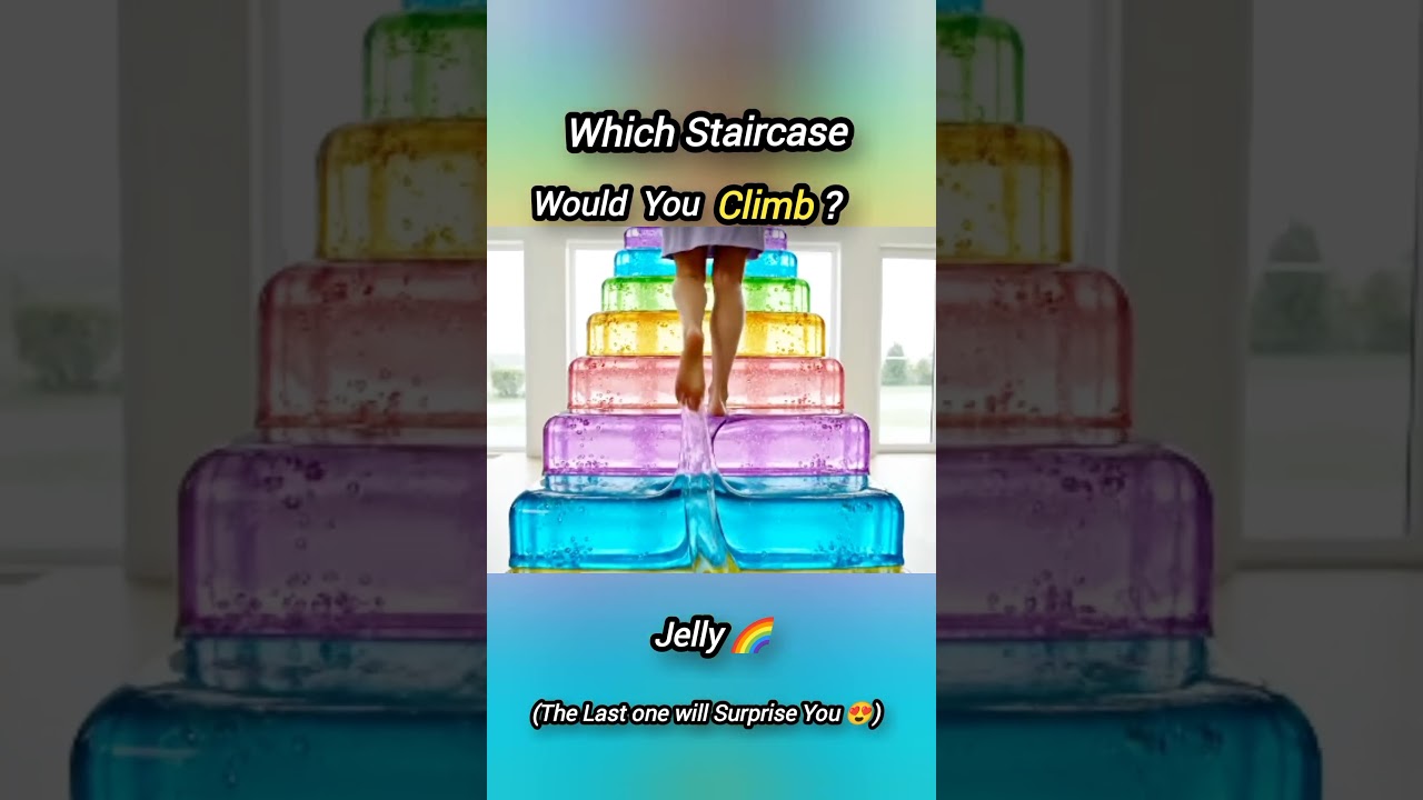 Which staircase would you climb? #asmr #oddlysatisfying #dream #staircase #sleepsounds #relaxing