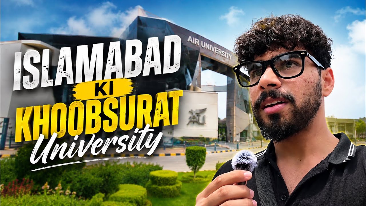 Campus Tour of Air University Islamabad 2026 | Natural View of Margalla Hills 😱 | Mujtaba Habib Vlog