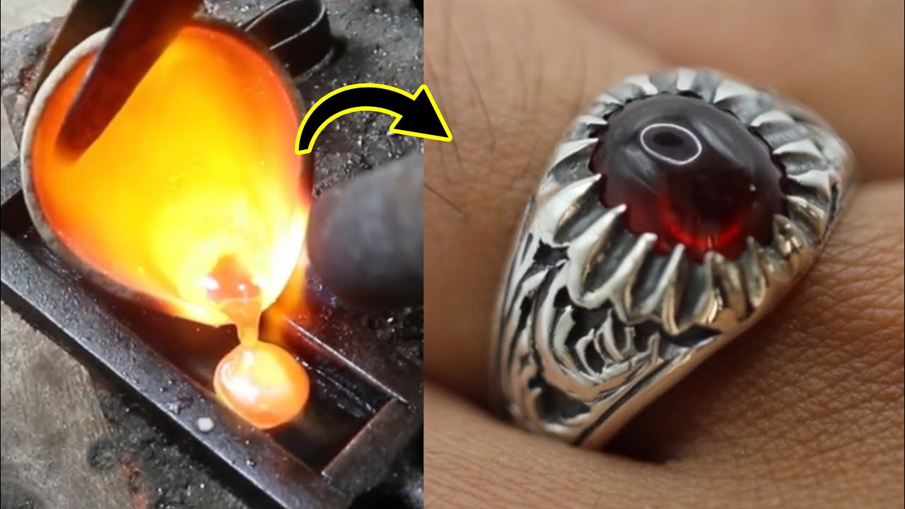 learn to make jewelry - how to make mens silver ring