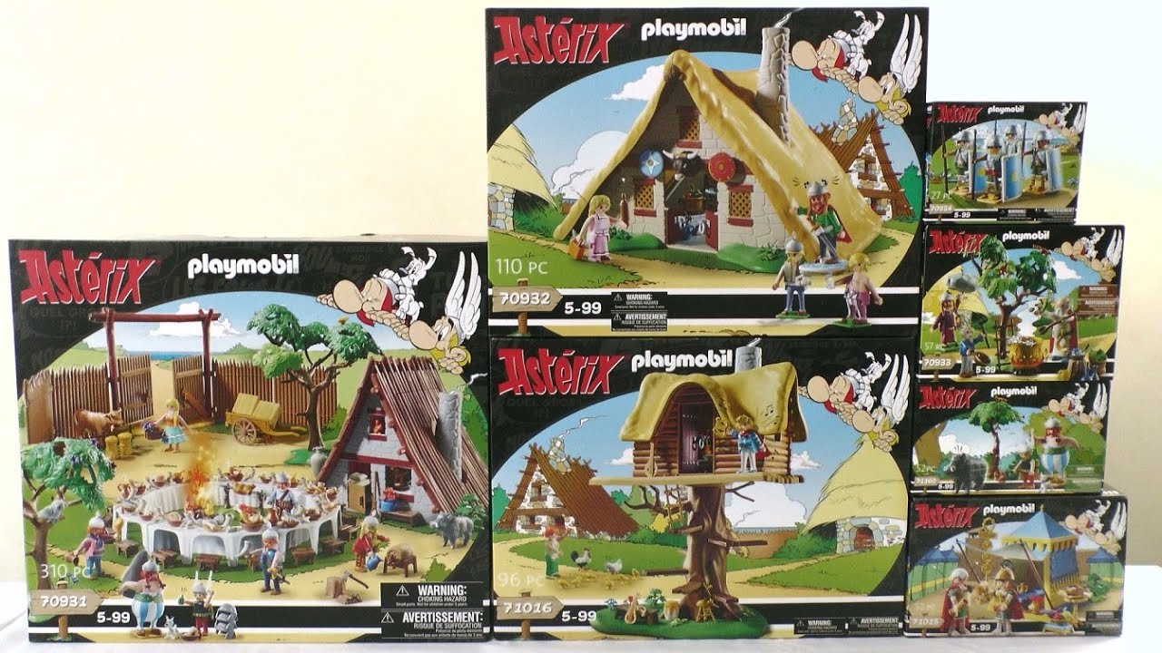 Unboxing Playmobil : Astérix (2022) – 70931, 70932, 70933, 70934, 71015, 71016, 71160