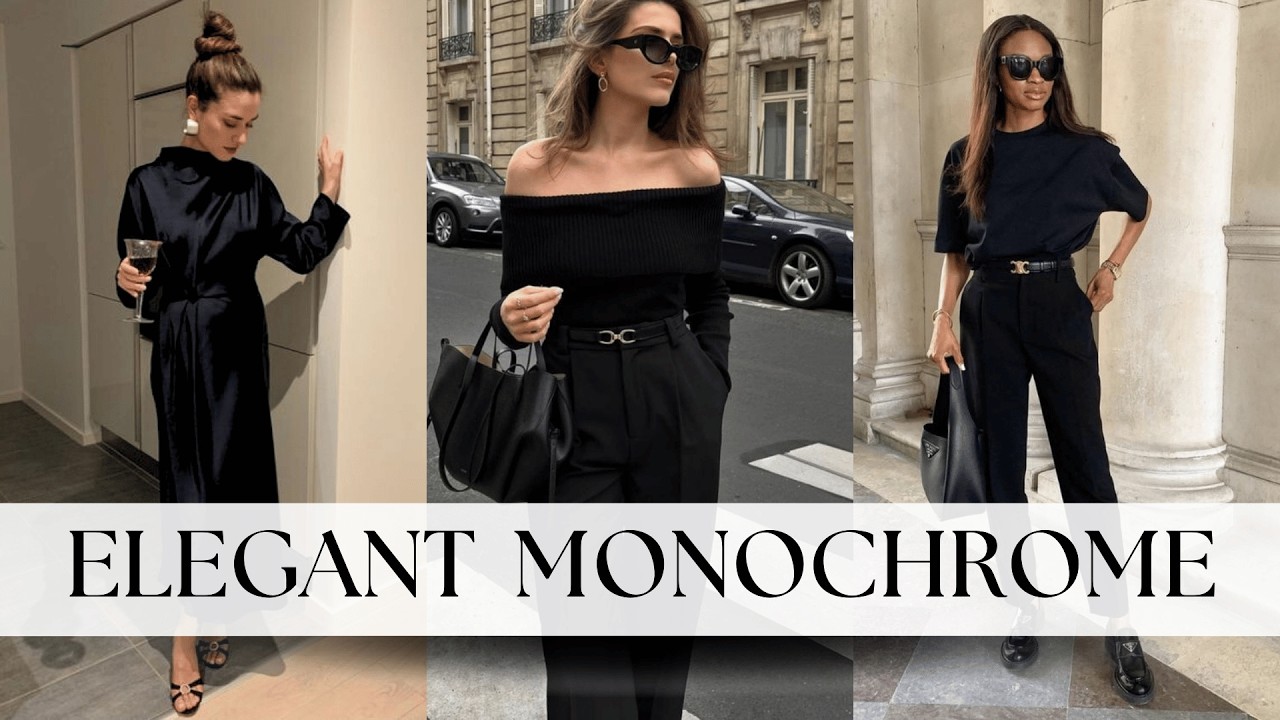 How an All-Black Look Becomes Chic and Modern After 60