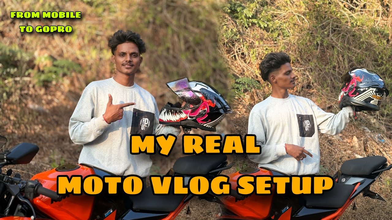 Moto Vlogging Setup for Beginners | From Android Mobile to GoPro 