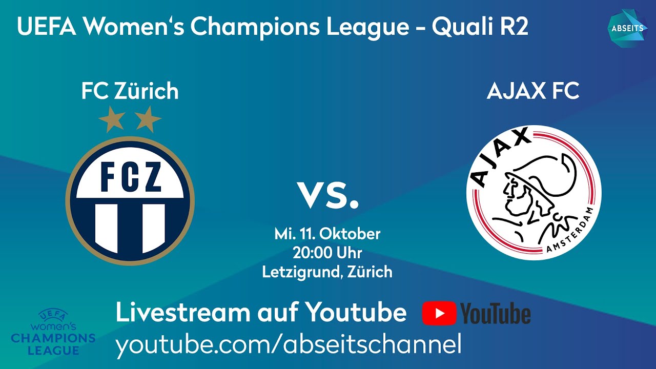 FC Zürich vs. AJAX FC | UEFA Women's Champions League - Champions Path - Round 2 | 11.10.2023