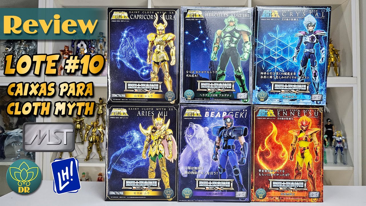 Lote #10 Caixas para Cloth Myth MST Exclusivas Dioramas Reviews e Lelecosimpatia