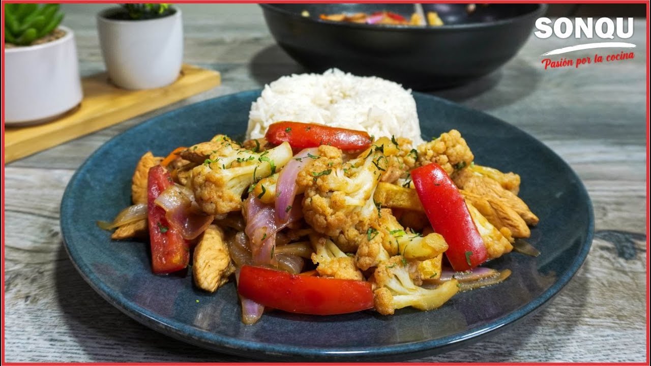 ASI SE PREPARA SALTADO DE COLIFLOR I COMIDA PERUANA