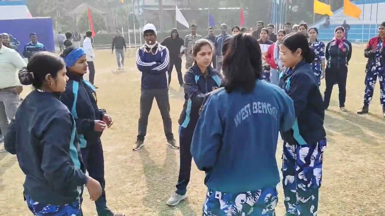 Howrah city police annual sports day police personnel women musical Ball passing competition 💪💗