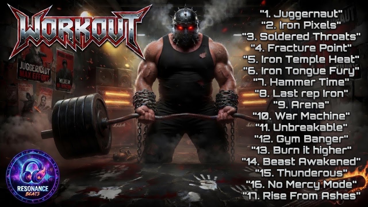 ULTIMATE HARD ROCK GYM MIX 💪 Workout Motivation Music | No Limits, No Excuses ( AI music )