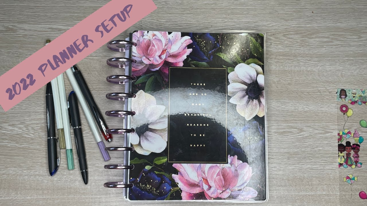 2022 Planner Setup