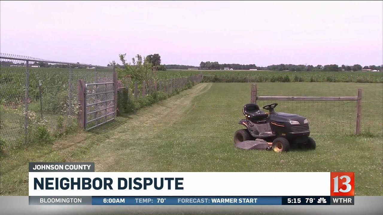 Shooting in dispute between neighbors