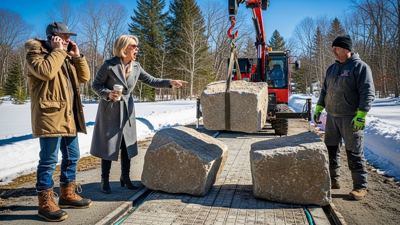 HOA Built Heated Roads Through My Woods, So I Blocked Them With Boulders And Called My Lawyer