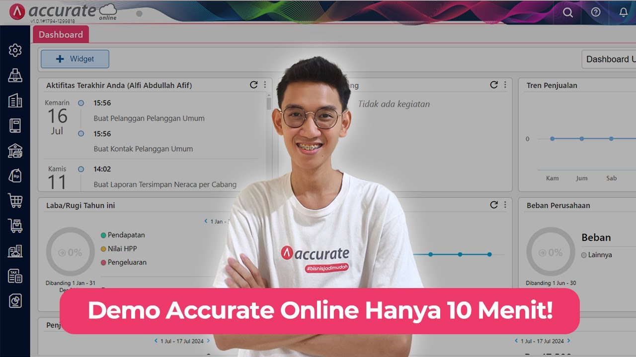 Presentasi/Demo Accurate Online Full Fitur Hanya 10 Menit