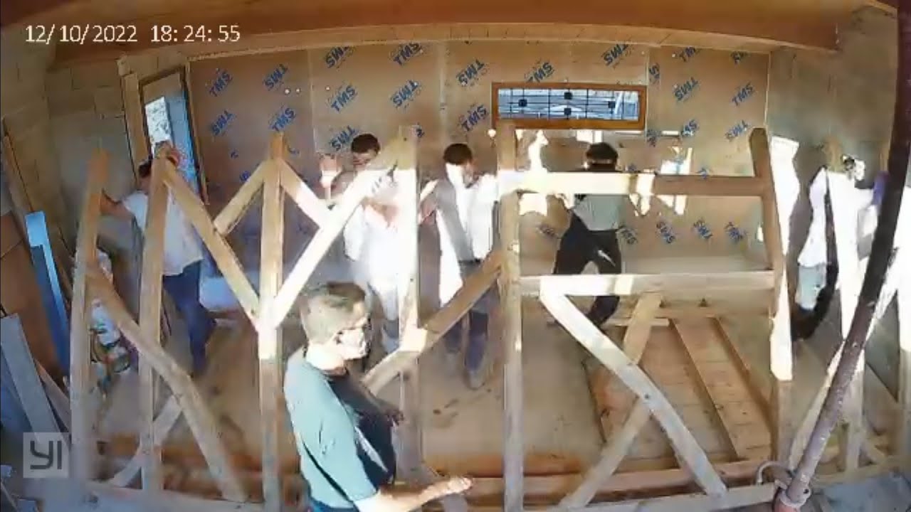 Mur de colombages maison les Bousquets Fabrication et Assemblage par Gil et Zoé Octobre 2022