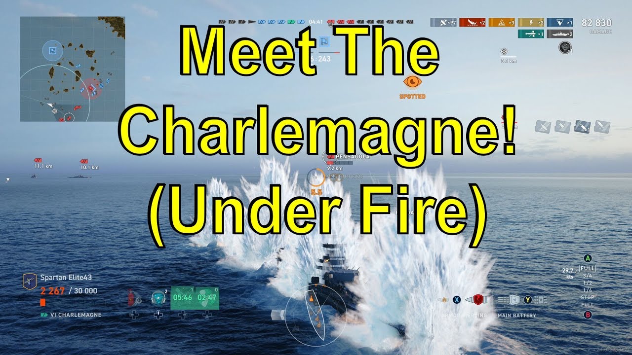 Meet The Charlemagne! Tier 6 French Cruiser! (World of Warships Legends Xbox One X)