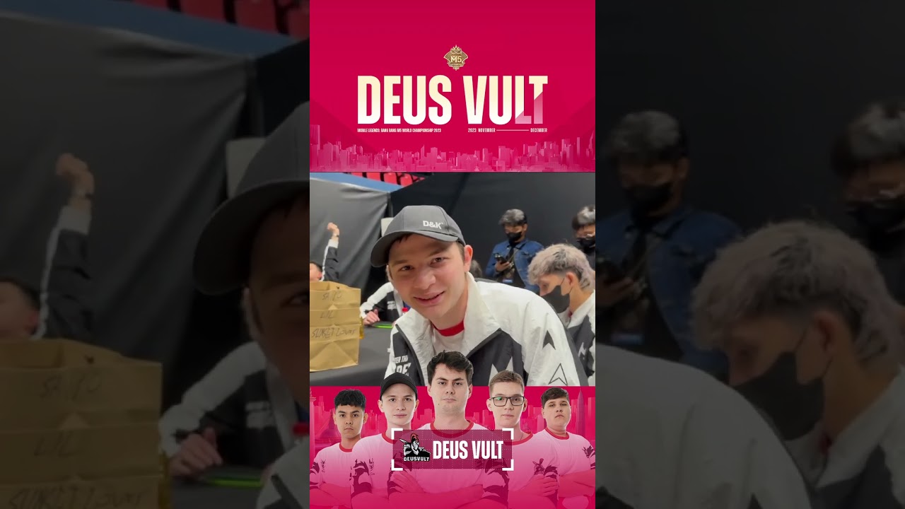 Deus Vult перед матчем с SYS | Нокаут стадия M5 День 4 | Mobile Legends: Bang Bang
