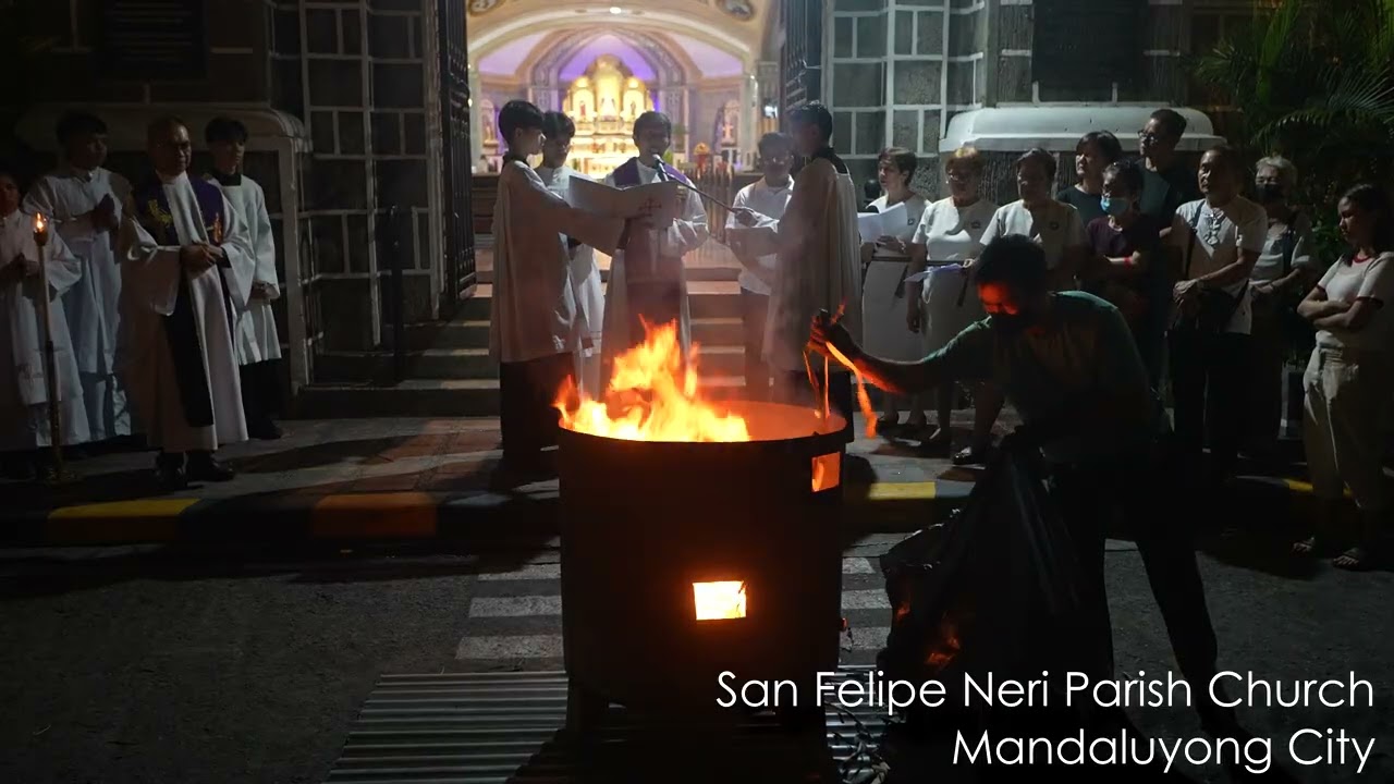 Shrove Tuesday 2026 - Rite of Burning Old Palm Fronds