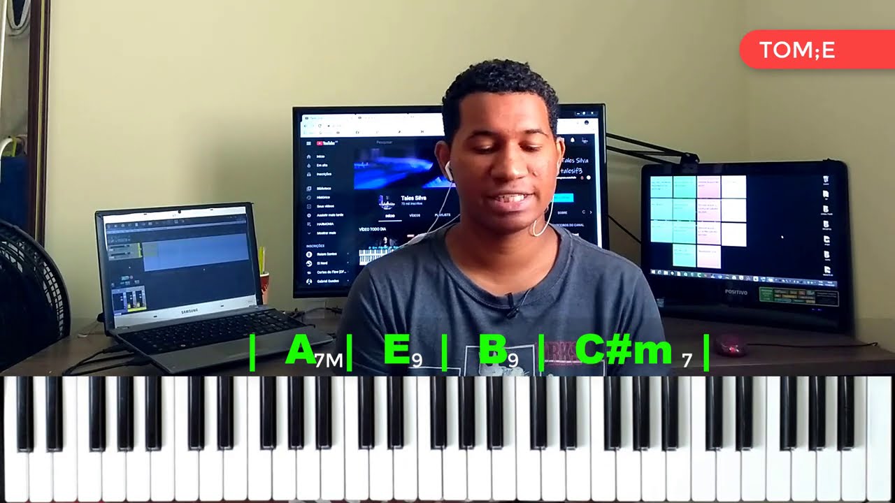 DICA PARA ACORDE DE PASSAGEM||DOMINANTE & ACORDE DE PREPARAÇÃO-AULA TECLADO  TALES SILVA