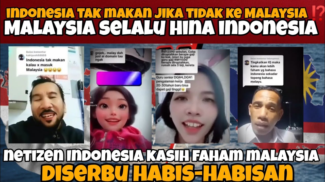 VIRAL ‼️INDONESIA DIHINA MALAYSIA | LANGSUNG DISER4NG OLEH NETIZEN INDONESIA 